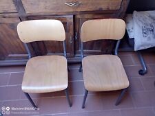 banco scuola legno massssiccio 4 sedie usato  Pisticci