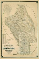 1895 map napa for sale  Saint Augustine
