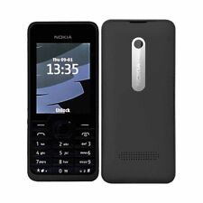 Nokia 301 Czarny telefon komórkowy Przyciski aparatu 2G 3G Odblokowany Sim Free na sprzedaż  Wysyłka do Poland