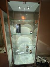 Glass lockable showcase for sale  TELFORD