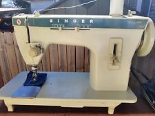 Máquina de costura vintage Singer Fashion Mate 257, limpa, funciona, acessórios e livro comprar usado  Enviando para Brazil