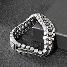Punk Men's Biker Casting Link Chain Bracelet Stainless Steel Bangle 16mm 8.66'' for sale  Shipping to South Africa