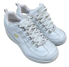 Sapato atlético feminino Sketchers Shape Ups branco tonificação para caminhada tamanho 9.5, usado comprar usado  Enviando para Brazil