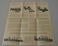 Original Farquhar York PA Tractor Portable sawmill outfits Steam Boiler pamphlet for sale  Saint Paul