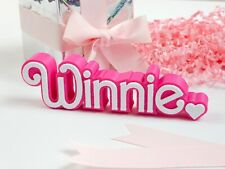 Placa de nome personalizada da Barbie - Decoração de quarto personalizada - Presente de quarto infantil comprar usado  Enviando para Brazil