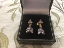 Tanzanite earrings sterling for sale  LEIGH-ON-SEA