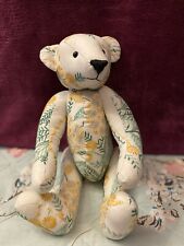 Beautiful embroidered bear for sale  HUDDERSFIELD