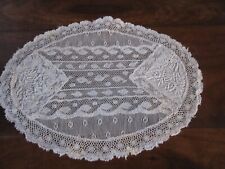 Antique lace tablecloth d'occasion  Expédié en Belgium