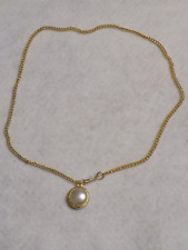 Chain necklace round for sale  Niles