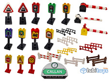 Lego® Duplo Kolej TRAIN Znak drogowy Bariera Znak drogowy Ogrodzenie Teren na sprzedaż  Wysyłka do Poland