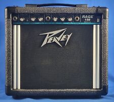 Usado, Peavey Rage 158 combo amplificador amplificador de guitarra baixo elétrico listra azul-petróleo EUA TESTADO comprar usado  Enviando para Brazil