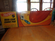 VINTAGE HOT WHEELS 2 LANE CURVE TRACK 2 peças CURVAS DE PISTA DUPLA com caixa comprar usado  Enviando para Brazil