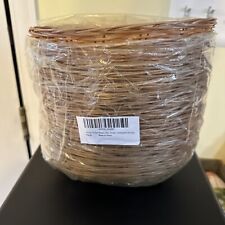 Pacote com 16 cestas ovais de plástico 8,75 x 6,5 x 2,25 polegadas cesta de pão de vime tecido comprar usado  Enviando para Brazil