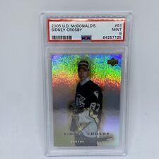 2005 UD McDonalds Sidney Crosby Rookie Card PSA 9 MINT #51 Penguins INVEST for sale  Canada