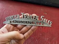 Vtg trailer badge for sale  Fenton