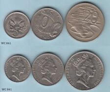 Australia 5, 10, 20 Cents 1992, 1994, 1998 (Elizabeth II) Coins comprar usado  Enviando para Brazil