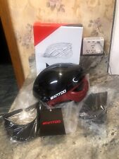 Open Box Wantdo Specialized Bike Safety Helmet W/ Removable Visor Black Red M/L for sale  Shipping to South Africa
