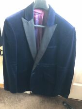 Mans navy velvet for sale  GLASGOW