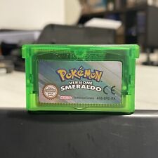 Używany, POKEMON VERSIONE SMERALDO GIOCO ITALIANO NINTENDO GAME BOY ADVANCE RAYQUAZA GBA na sprzedaż  Wysyłka do Poland