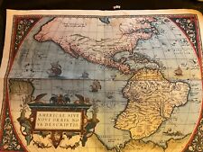 Mappa vintage americae usato  Spedire a Italy