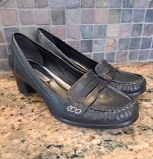 Ecco black leather for sale  Shipping to Ireland