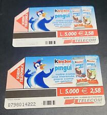 scheda telefonica kinder pingui usato  Maddaloni