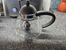 Glass infuser teapot for sale  COLCHESTER