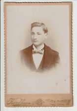 Cartão de gabinete de um homem era 1890 por Kauffman Photo Studio of W Market St York PA, usado comprar usado  Enviando para Brazil
