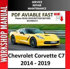 Chevrolet Corvette C7 2014 2015 2016 2017 2018 manual de taller de reparación de servicio segunda mano  Embacar hacia Argentina