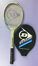 Vintage Dunlop McEnroe Autograph Wooden Tennis Racket + Cover, Grip L2 4+ 1/4 for sale  Shipping to South Africa
