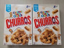 2x Churros Canela Torrada Crunch Cereal Café da Manhã 11,9 oz 337g BB-ABRIL 2024 comprar usado  Enviando para Brazil
