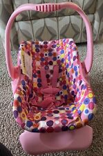 Used, Joovy baby doll car seat carrier with base pink Toy Pretend Play Reborn Doll for sale  Shipping to South Africa