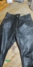 Leather black pants for sale  Bronx