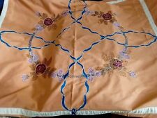 vintage embroidered bedspread for sale  CROOK