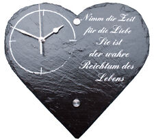 Wanduhr schiefer naturstein gebraucht kaufen  Ronneburg