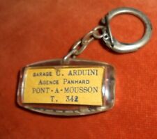 Porte-clés Key ring Pneu ENGLEBERT Garage ARDUNI Agence PANHARD Pont-A-Mousson d'occasion  Bar-le-Duc