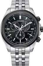 Reloj cronógrafo clásico Citizen para hombre Eco-Drive en acero inoxidable BL5566-50E segunda mano  Embacar hacia Argentina