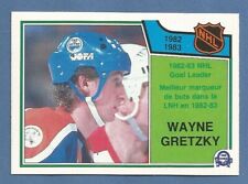 1983-84 OPC Wayne Gretzky Edmonton Oilers '82-'83 Goal Leader #215 comprar usado  Enviando para Brazil