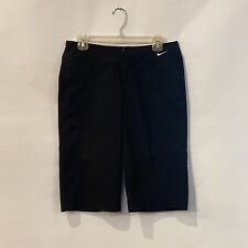 Bermuda Nike preta feminina tamanho pequeno 4-6 13” bolsos internos com zíper joelho golfe comprar usado  Enviando para Brazil