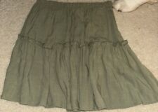 Womens green skirt for sale  Hartland