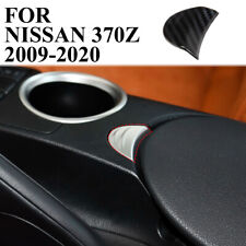 Caixa de apoio de braço central interior fibra de carbono interruptor tampa acabamento serve para Nissan 370Z comprar usado  Enviando para Brazil