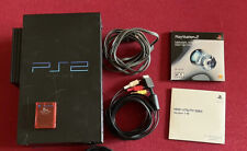 Paquete de consola grasa Sony PlayStation 2 PS2 con adaptador de red HDD y discos de configuración segunda mano  Embacar hacia Argentina