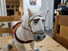 Used, Disney Store MAXIMUS Plush White Horse from Tangled for sale  HEREFORD