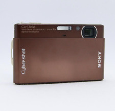 SONY Cyber ​​Shot DSC-T77 Cyfrowy kompaktowy aparat brązowy BEZ używanej baterii, używany na sprzedaż  Wysyłka do Poland