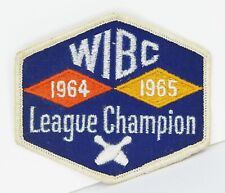 Parche oficial de campeona de la Liga del Congreso Internacional de Bolos para mujeres 1964-65, usado segunda mano  Embacar hacia Argentina