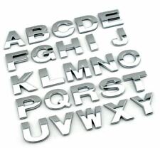 NOVA qualidade 3D metal cromado autoadesivo letras e números placas emblema emblema., usado comprar usado  Enviando para Brazil