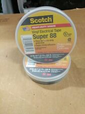 Conjunto de 2 fitas elétricas de vinil 3M Scotch Super 88 3/4" x 66' comprar usado  Enviando para Brazil