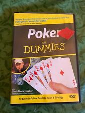 Poker dummies dvd for sale  Wharton
