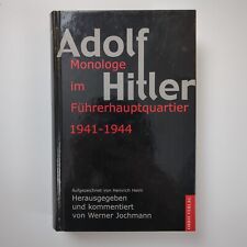 Adolf hitler monologe gebraucht kaufen  Südstadt