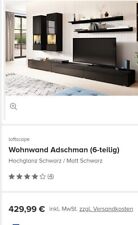 Wohnwand schwarz 3teilig gebraucht kaufen  Bad Nauheim